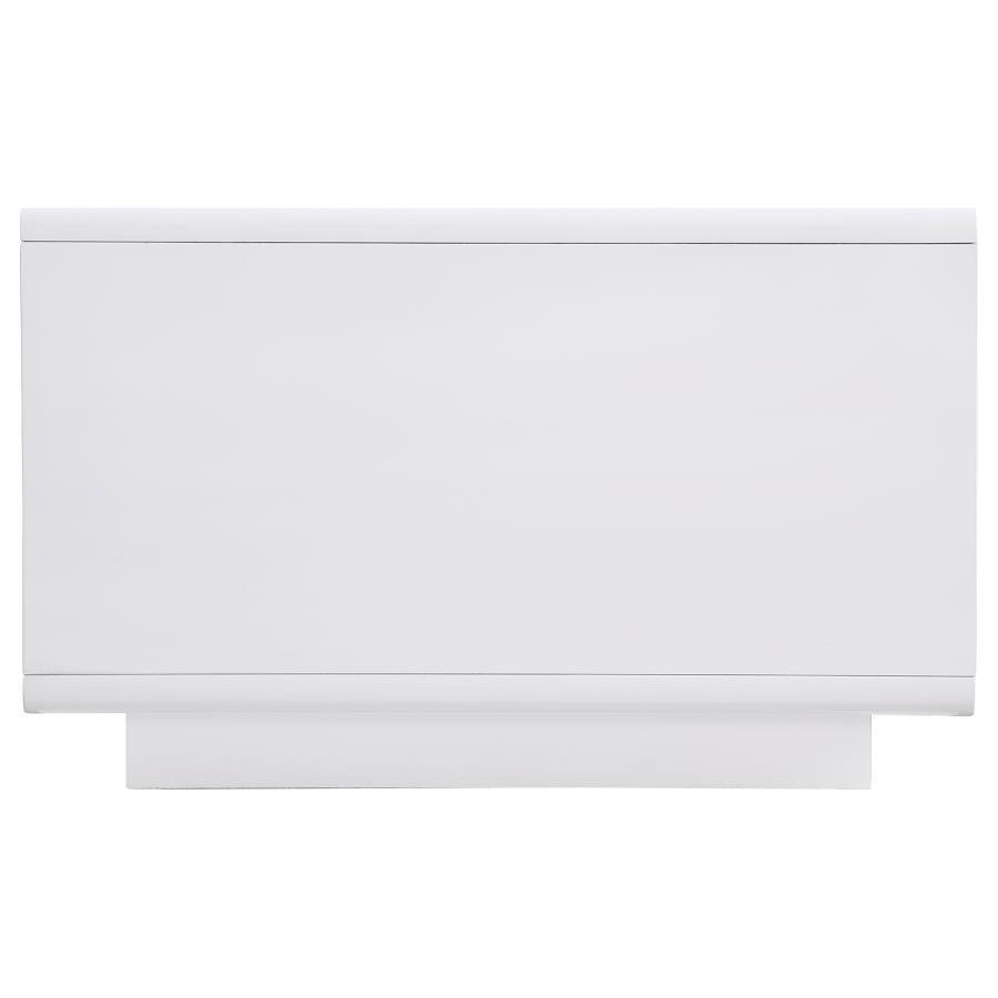 PASEO RECTANGULAR COCKTAIL COFFEE TABLE WHITE HIGH GLOSS - Image 5