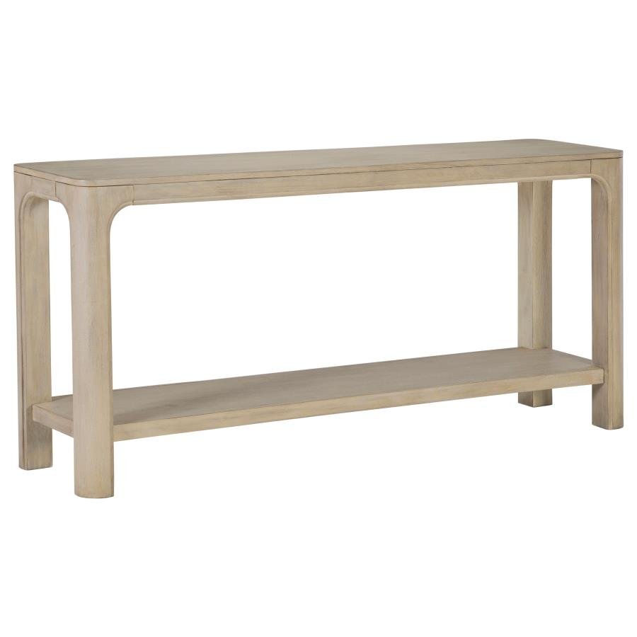 SOLANO 64-INCH ENTRYWAY CONSOLE SOFA TABLE WEATHERED MANGO