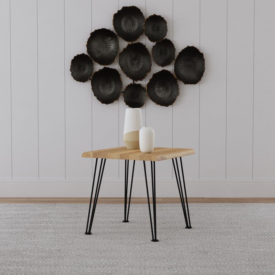 723497_01x900.jpg ZANDER SQUARE WOOD TOP COFFEE TABLE NATURAL BROWN - Image 2