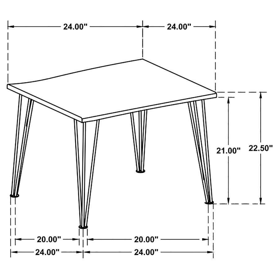 723497_08x900.jpg ZANDER SQUARE WOOD TOP COFFEE TABLE NATURAL BROWN - Image 8