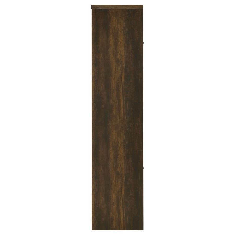LAUGHLIN 3-SHELF ENGINEERED WOOD MEDIA TOWER DARK PINE - Image 6