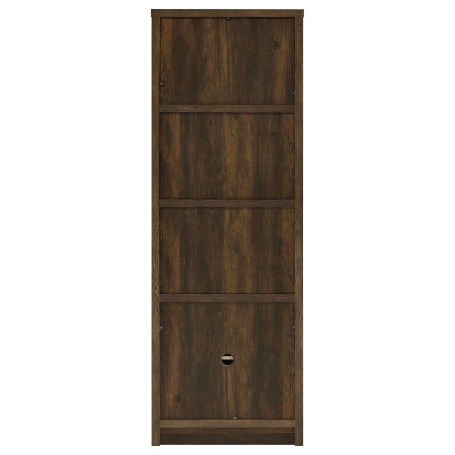 LAUGHLIN 3-SHELF ENGINEERED WOOD MEDIA TOWER DARK PINE - Image 8