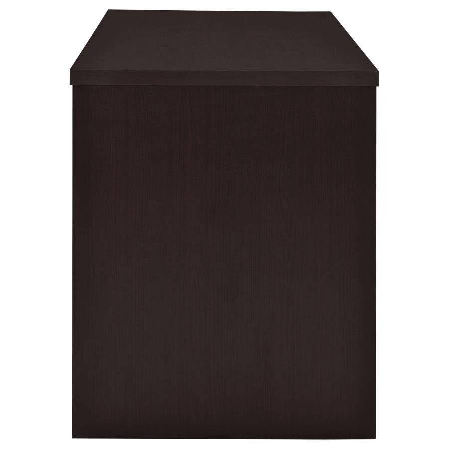 IRVING 47-INCH 2-DRAWER OFFICE COMPUTER DESK CAPPUCCINO - Image 7