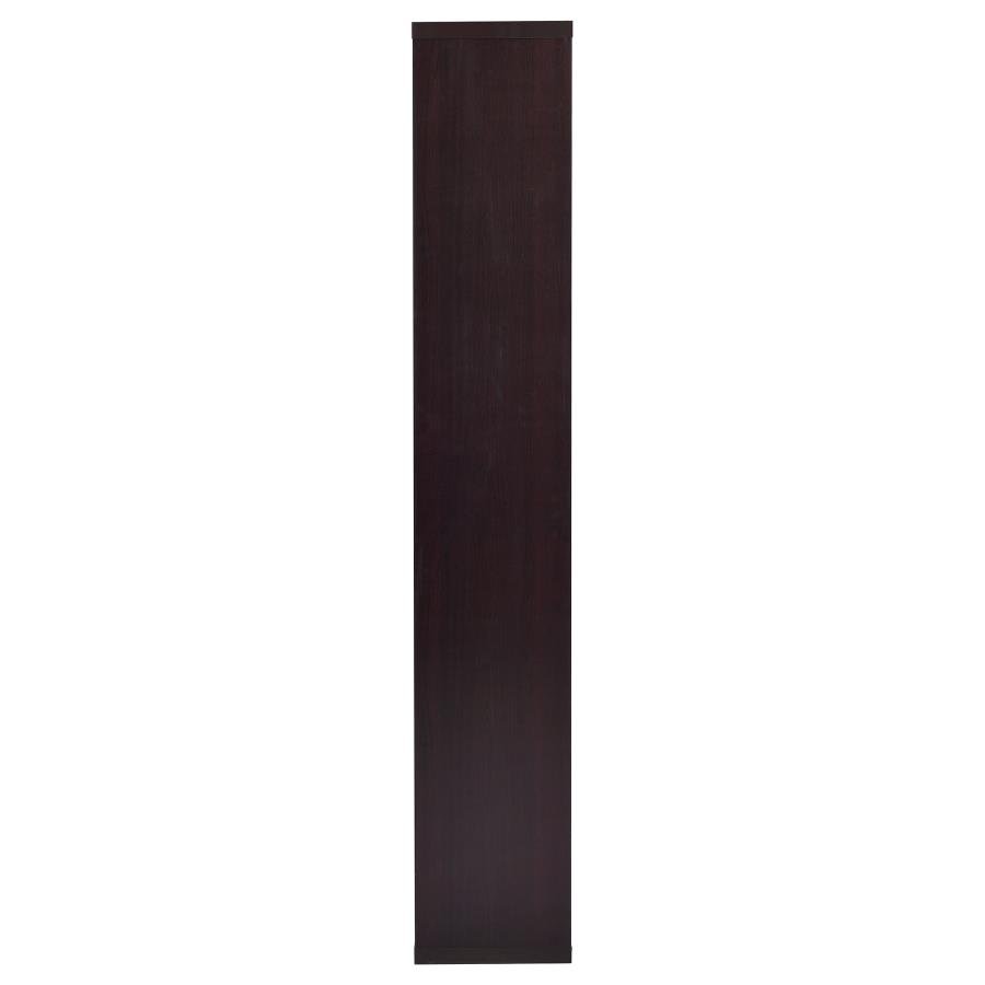THEO 71-INCH 6-SHELF BOOKSHELF CAPPUCCINO - Image 5