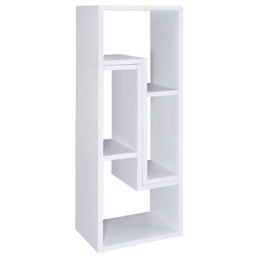 VELMA MULTIPURPOSE TV STAND AND BOOKSHELF WHITE - Image 8