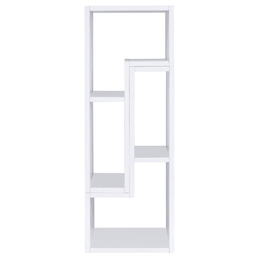 VELMA MULTIPURPOSE TV STAND AND BOOKSHELF WHITE - Image 9