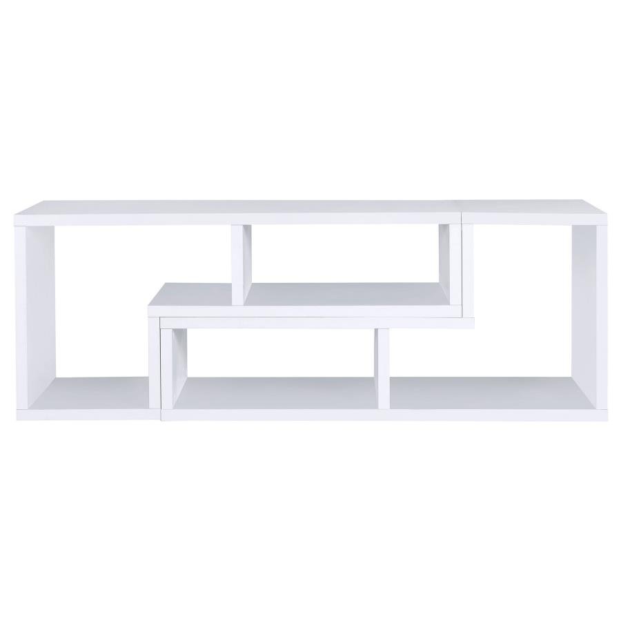 VELMA MULTIPURPOSE TV STAND AND BOOKSHELF WHITE - Image 14