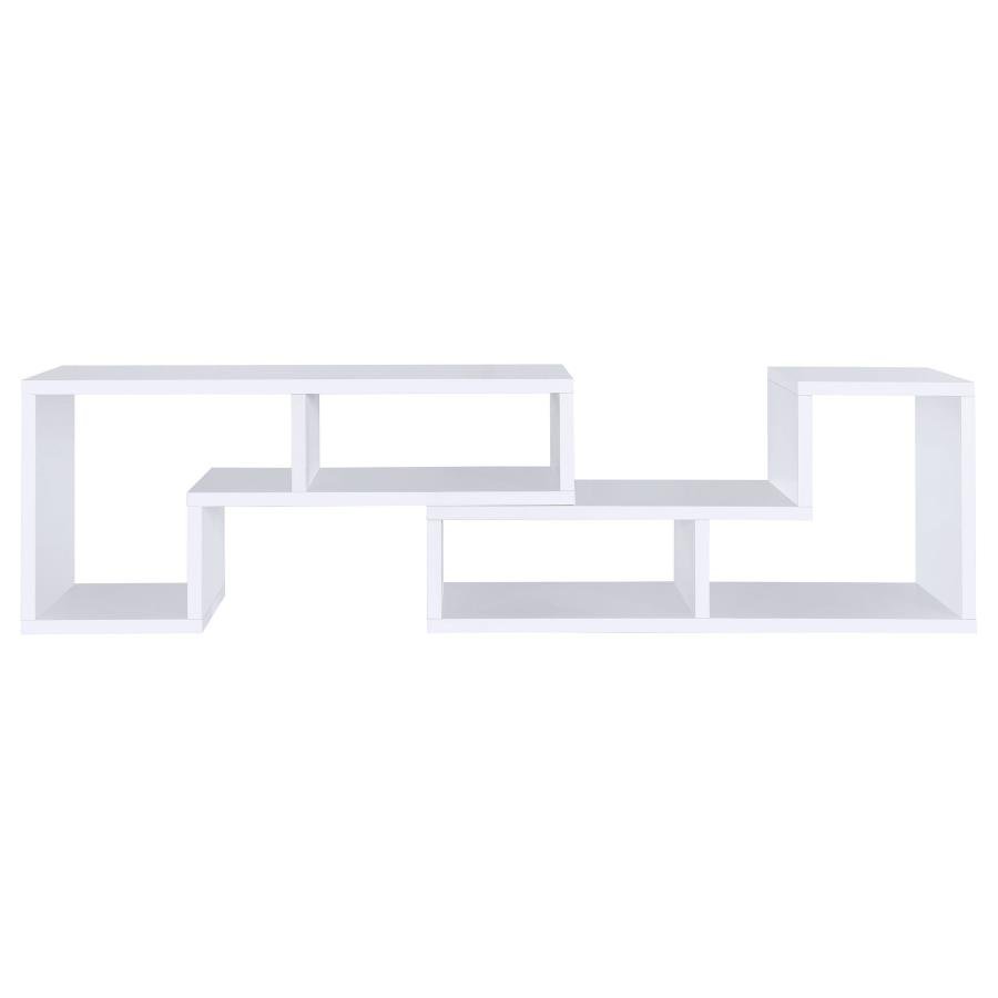 VELMA MULTIPURPOSE TV STAND AND BOOKSHELF WHITE - Image 15