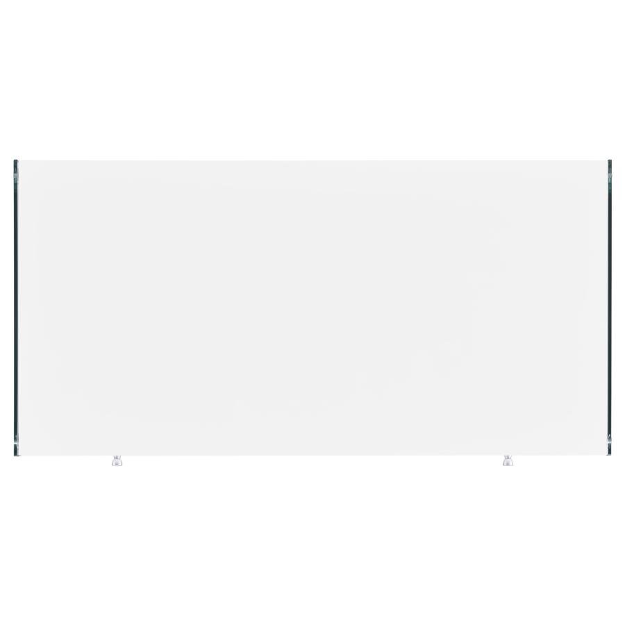 DOBREV 48-INCH 2-DRAWER WRITING DESK WHITE HIGH GLOSS - Image 10