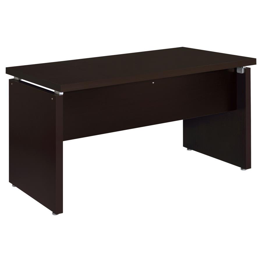 SKYLAR 83-INCH L-SHAPED OFFICE COMPUTER DESK CAPPUCCINO - Image 7