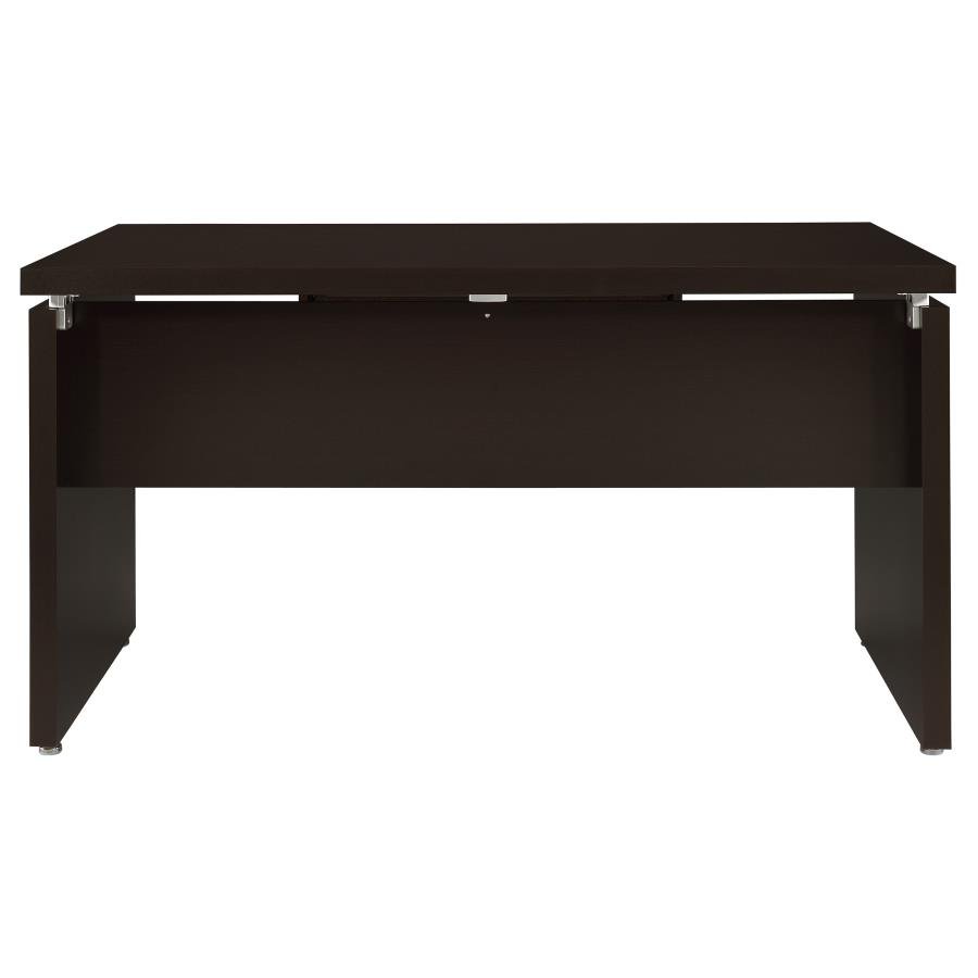 SKYLAR 83-INCH L-SHAPED OFFICE COMPUTER DESK CAPPUCCINO - Image 8