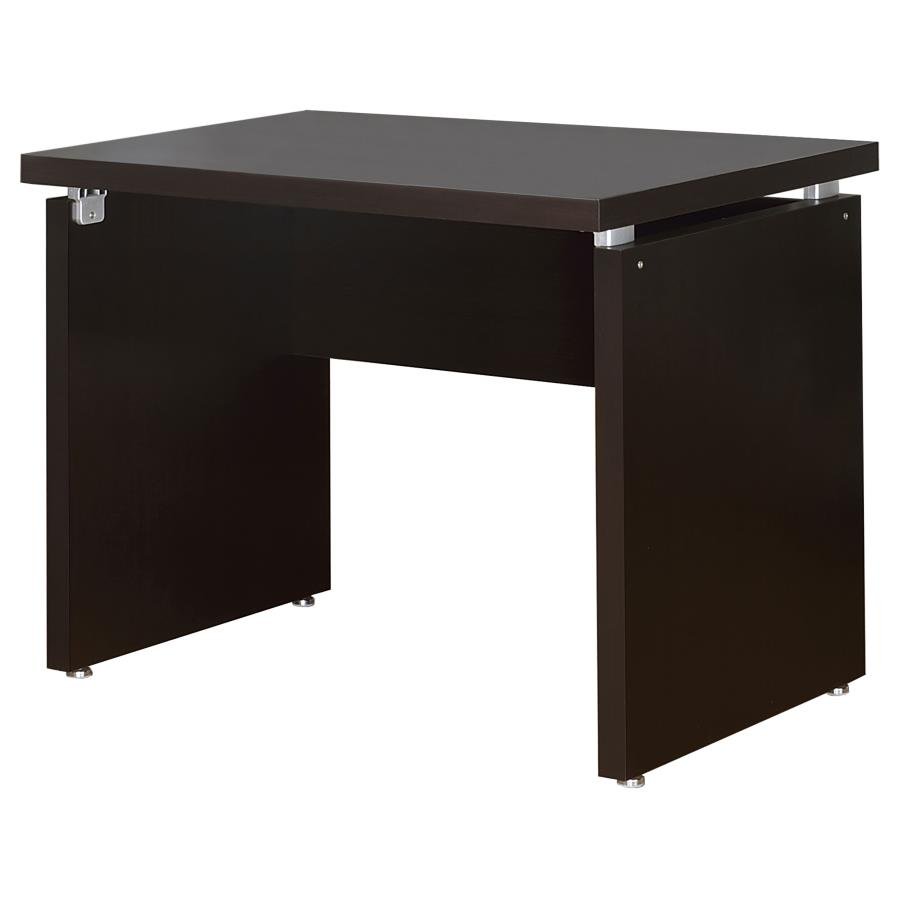 SKYLAR 83-INCH L-SHAPED OFFICE COMPUTER DESK CAPPUCCINO - Image 9