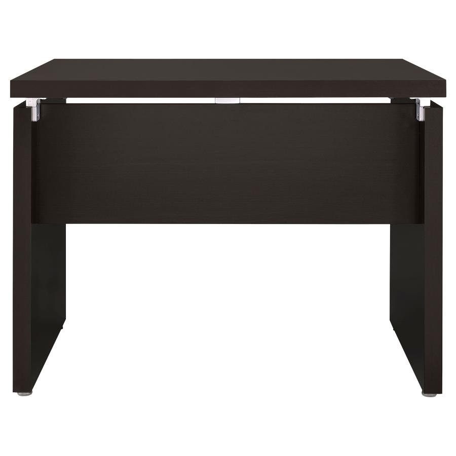 SKYLAR 83-INCH L-SHAPED OFFICE COMPUTER DESK CAPPUCCINO - Image 10