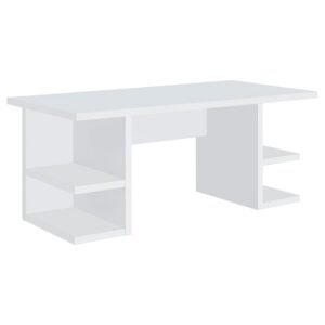 ALICE 71-INCH 4-SHELF ENGINEERED WOOD WRITING DESK WHITE