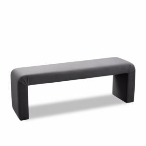 Minimalist Velvet Upholstered Bench