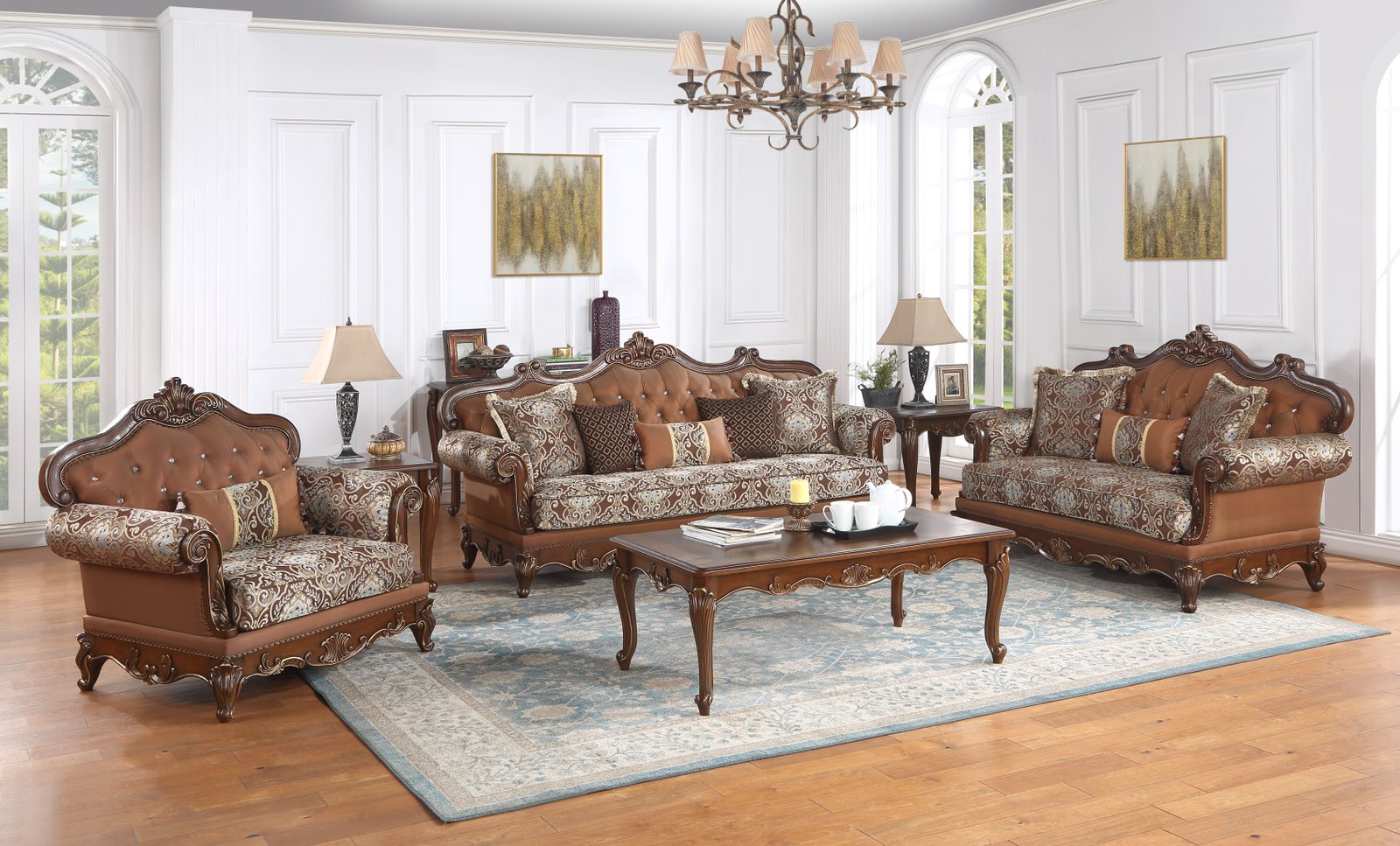 2 Piece Sofa and Loveseat – 8113