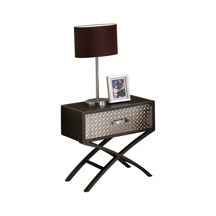 813-4 NIGHT STAND, METAL
