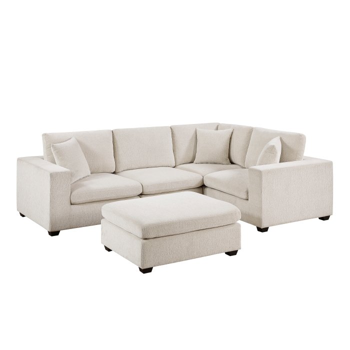 8310NBE*5AC2C1ACROT 5-Piece Modular Sectional with Ottoman