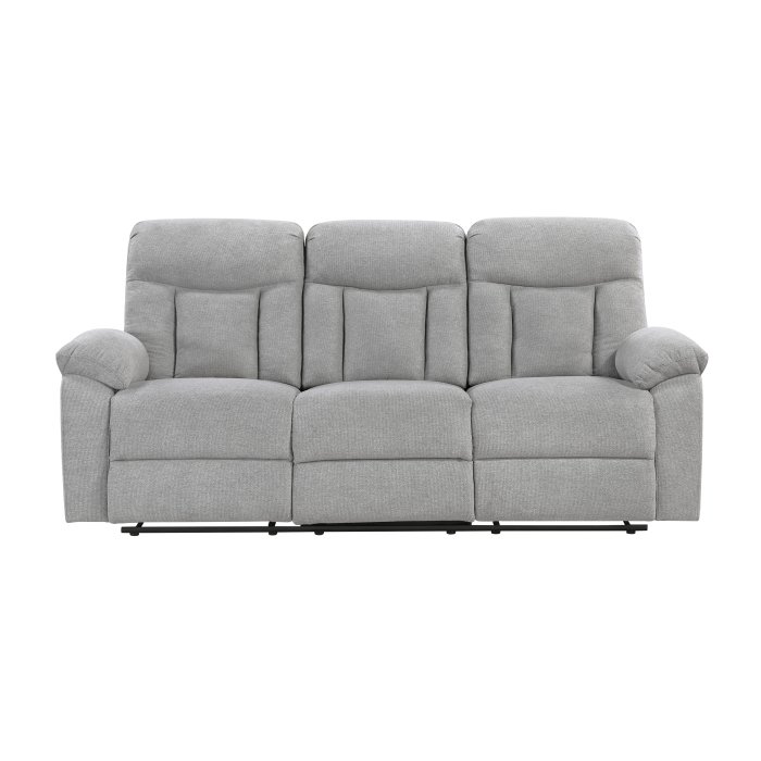 8440GRY-3 Double Reclining Sofa