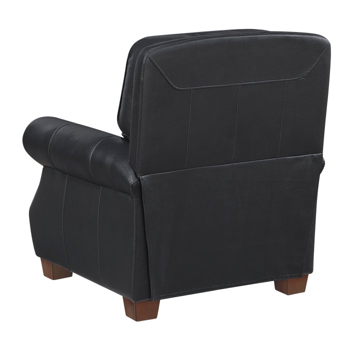 8448BLK-1PB_noBG_back_2__l.jpg 8448BLK-1PB Push Back Reclining Chair - Image 4