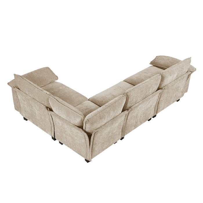 8450TPE*43ACCR 4-Piece Modular Sectional - Image 4