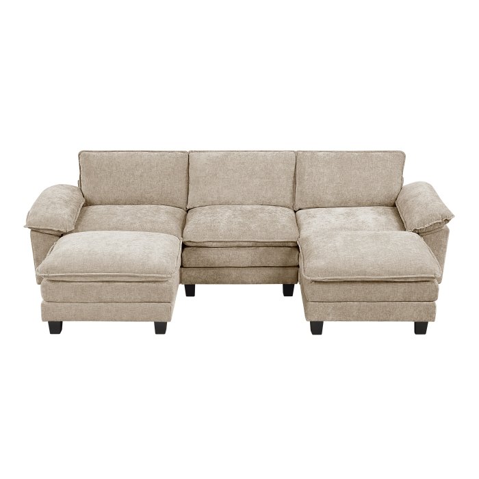 8450TPE*53AC2OT 5-Piece Modular Sectional with Ottoman - Image 2