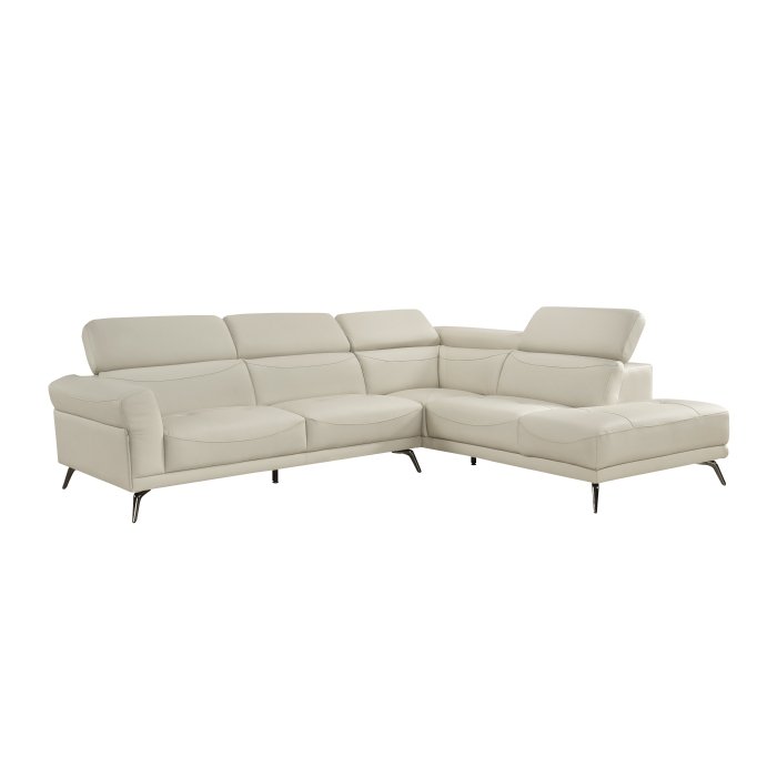 8456BEG*22LRC 2-Piece Sectional with Right Side Chaise