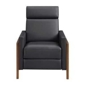 8489BLK-1PB Push Back Reclining Chair