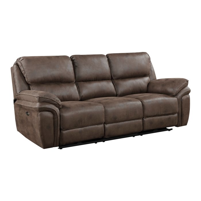8517BRW-3PW Power Double Reclining Sofa - Image 2