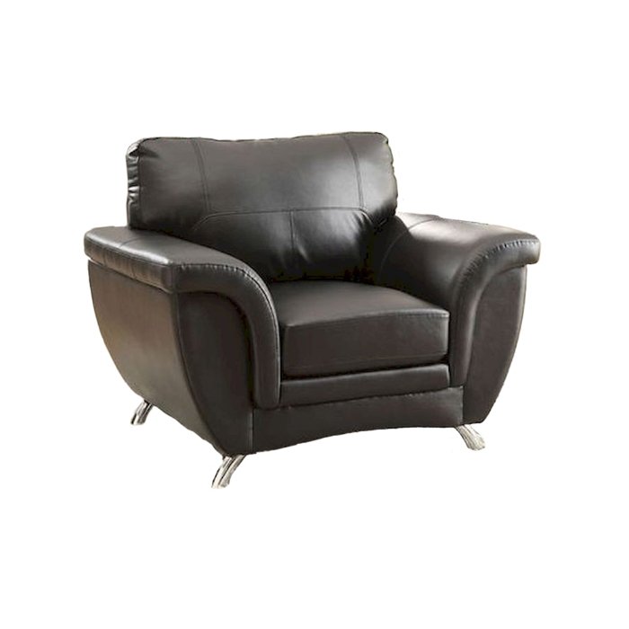 8523BLK-1 CHAIR, BLK BONDED LEATHER MATCH
