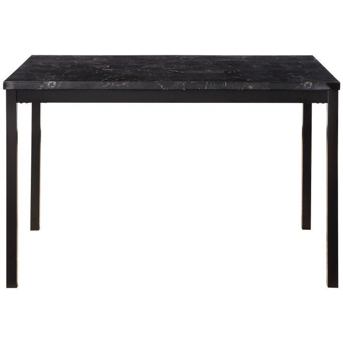 2601BK-48 Dining Table, Faux Marble Top
