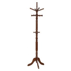 ACHELLE 11 HOOK FREESTANDING COAT RACK HAT HANGER TOBACCO
