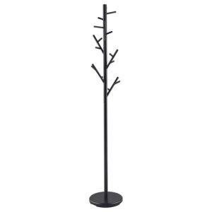 CLOVER 18 HOOK FREESTANDING METAL COAT RACK HAT HANGER BLACK