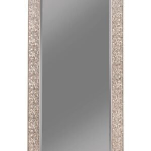 ROLLINS 32 X 66 INCH RECTANGULAR FLOOR MIRROR SILVER