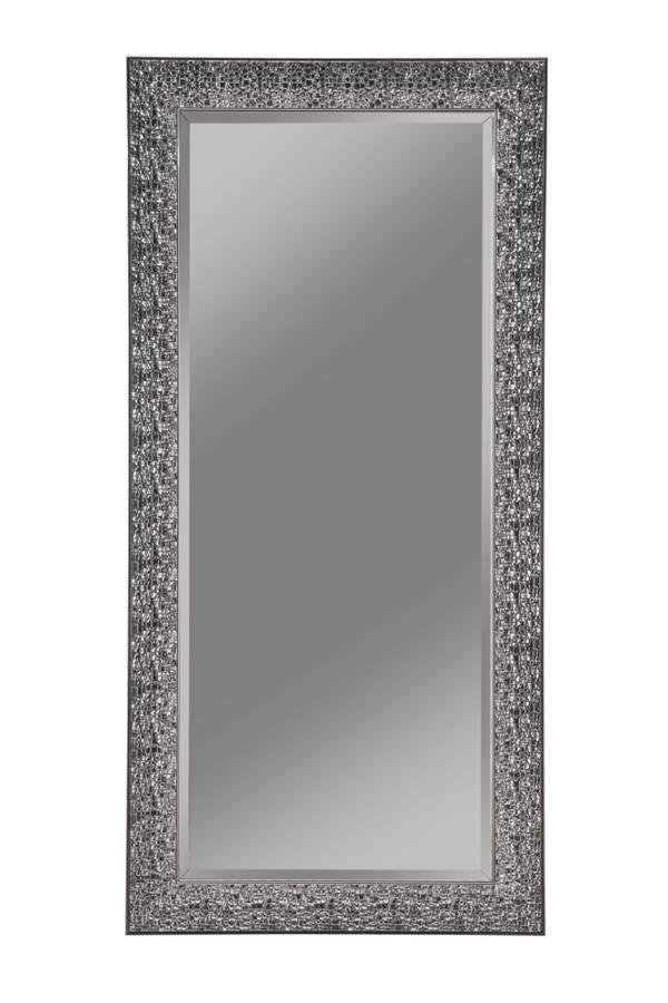 ROLLINS 32 X 66 INCH RECTANGULAR FLOOR MIRROR BLACK