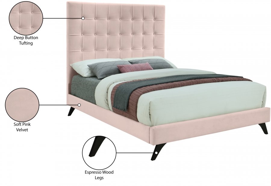 9095_00.jpg Elly Velvet Upholstered Bed - Image 11