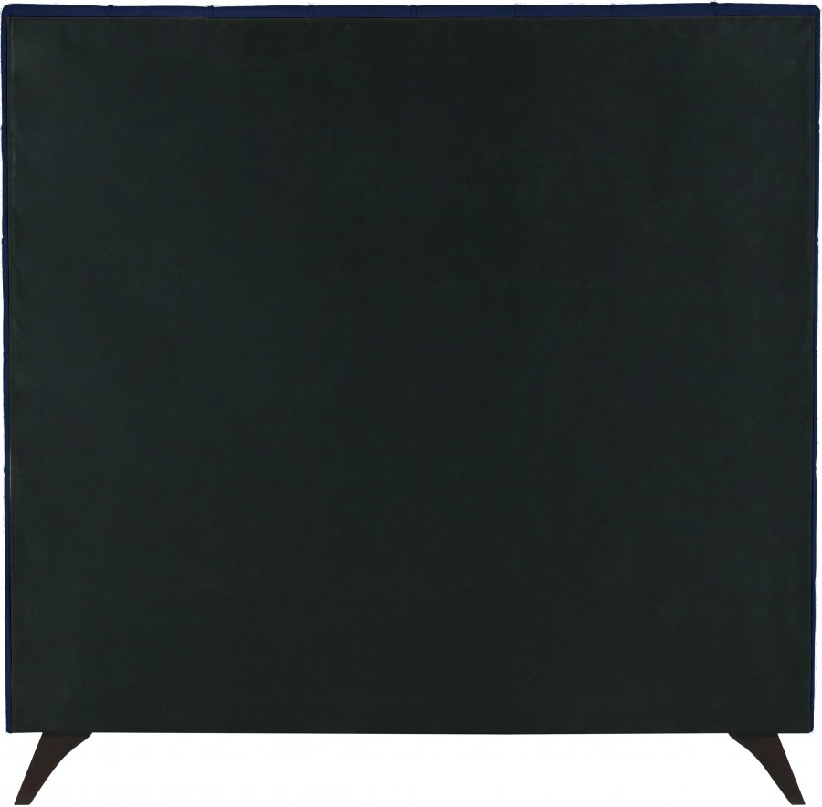 9100-5.jpg Elly Velvet Upholstered Bed - Image 6