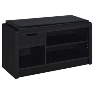 ARRINGTON STORAGE BENCH BLACK