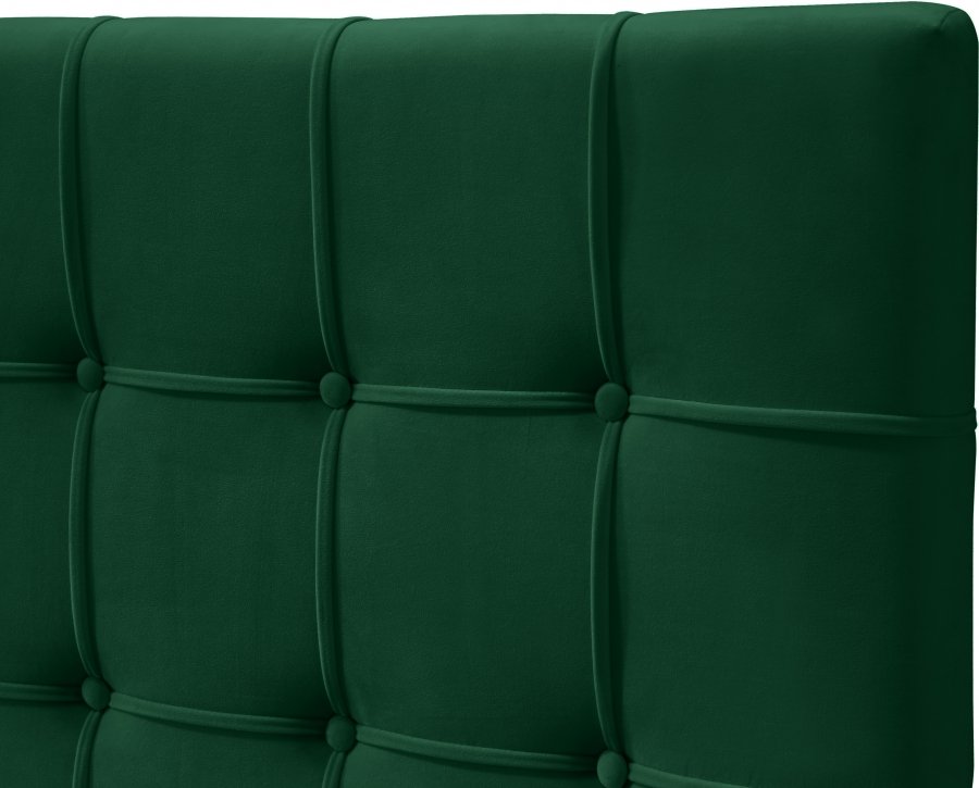 Elly Velvet Upholstered Bed - Image 7