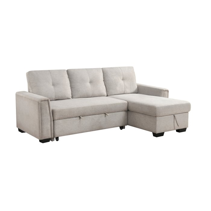 9145PWT*32AVC 2-Piece Sectional with Reversible Chaise and Pull-out Bed