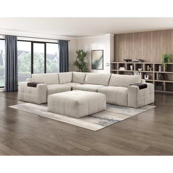 9155TP-OT Ottoman with caster - Image 6