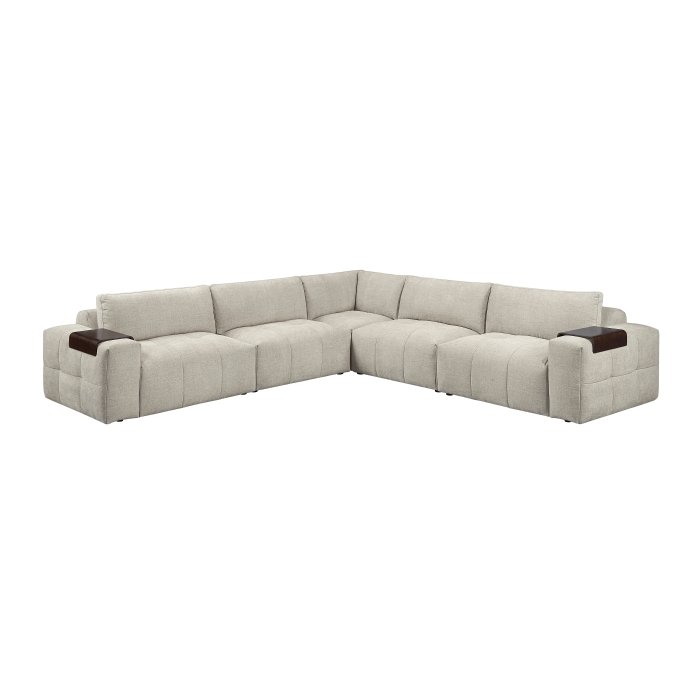 9155TP*51L1R 5-Piece Modular Sectional