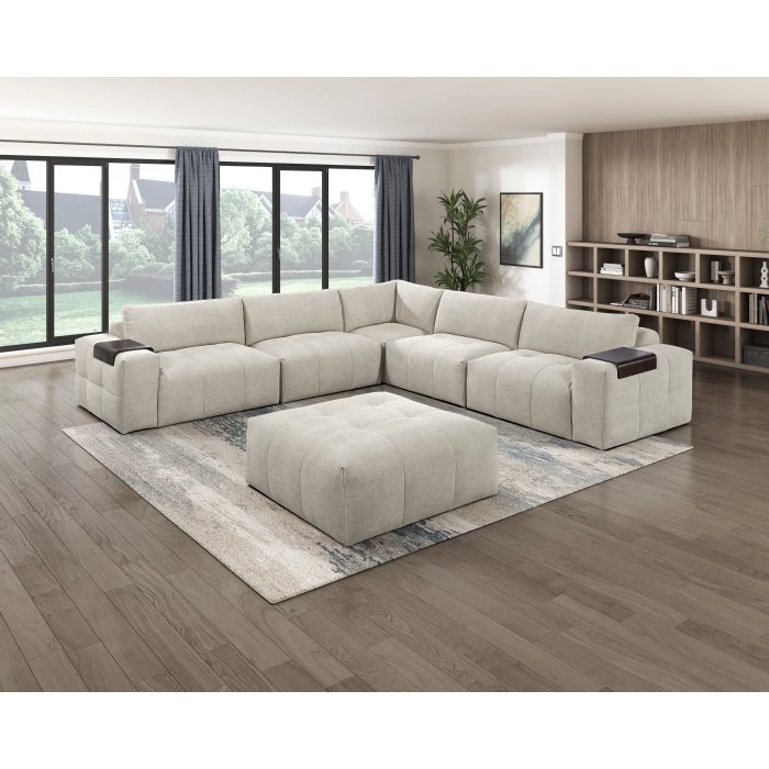 9155TP-OT Ottoman with caster - Image 3