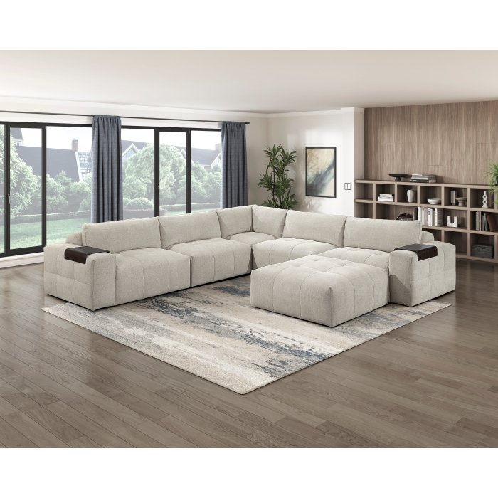 9155TP-OT Ottoman with caster - Image 4