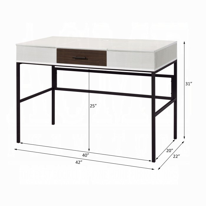 93090_draw.jpg Verster Writing Desk W/USB - Image 2