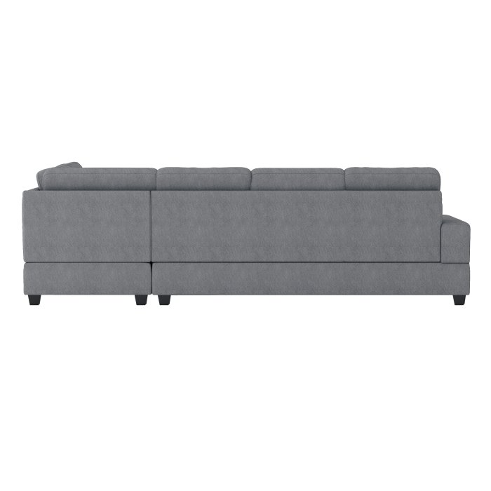 9507DGY_noBG_back_3D__l.jpg 9507DGY*SC 2-Piece Reversible Sectional with Drop-Down Cup Holders - Image 4