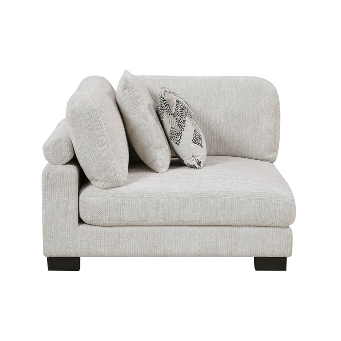 9555BEG*53CRACOT 5-Piece Modular Sectional with Ottoman - Image 6