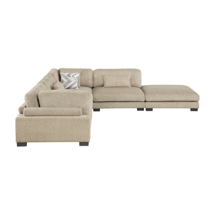 9555BRW*52CR2ACOT 5-Piece Modular Sectional with Ottoman - Image 2