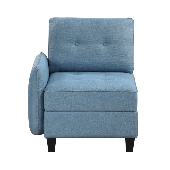 9557BUE*7SC2OT 7-Piece Sectional with Storage and Two Ottomans - Image 5