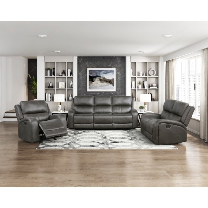 9601GY-39601GY-__l-1.jpg 9601GY-3 Double Reclining Sofa - Image 8